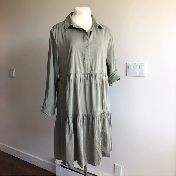 George Dresses & Skirts - George Sage Green Tiered Dress